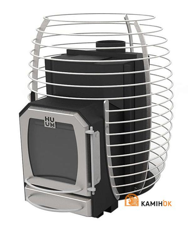 Фото3.Дров'яна піч для лазні та сауни HUUM HIVE Wood 13 kW