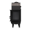 Фото1.Камінна топка BOKAR 655047 R/L (14,5 kW ) black ceramatex