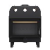 Фото3.Камінна топка BOKAR 8050 (16,8 kW ) black ceramatex