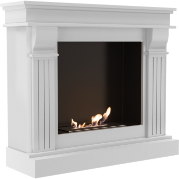 Біокамін Kratki AUGUST білий з сертифікатом TUV