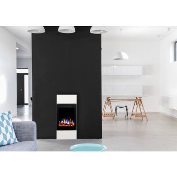 Фото3.ЕЛЕКТРОКАМІН AFLAMO SLIM WHITE + LED 50 PRO