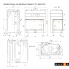 Фото8.Камінна топка кутова SAVEN Energy Up 85х50х47L Black (17,0 kW) ECO